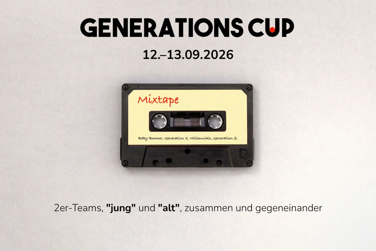 Generations Cup 1 Plakat ohne Verweis auf die Internetseite